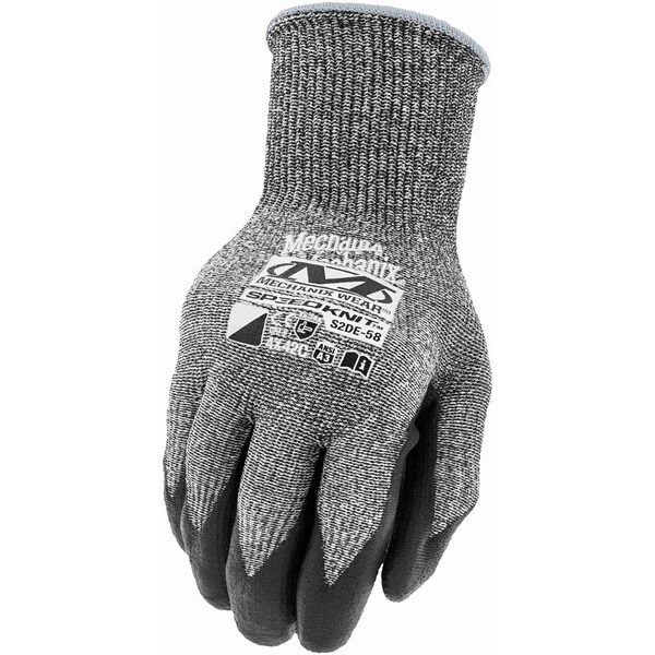 SpeedKnit C3 Coated Cut-Resistant Gloves (Medium, Grey)